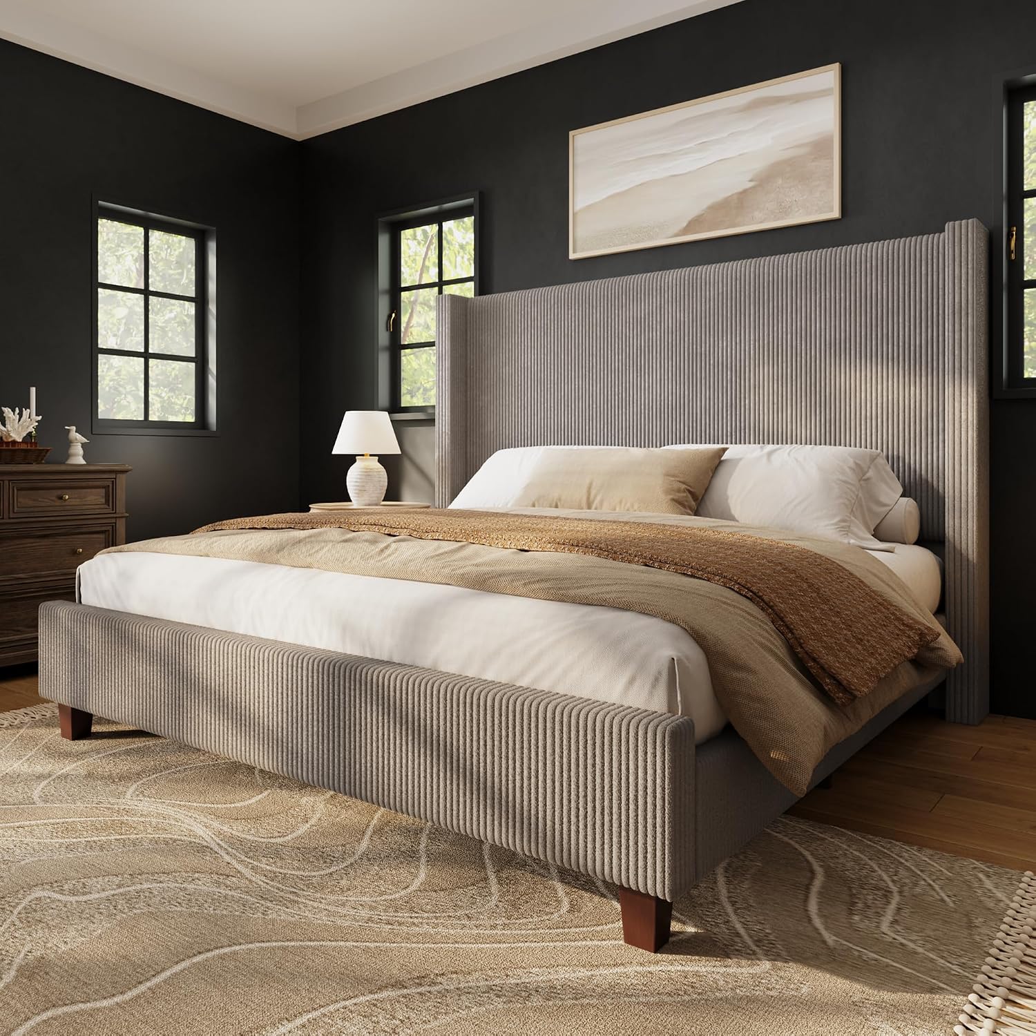 Queen Size Bed Frame with 50.8 - Canopy Bed Frame Metal Queen ulasan dan harga