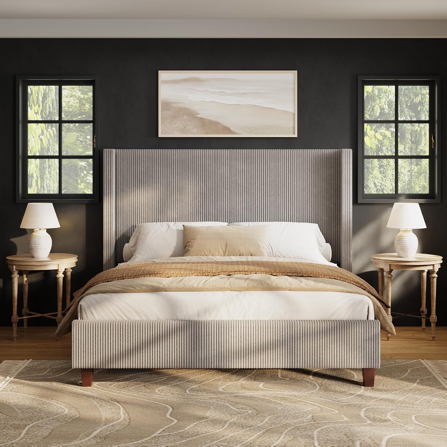 Queen Size Bed Frame with 50.8 - Canopy Bed Frame Metal Queen ulasan dan harga