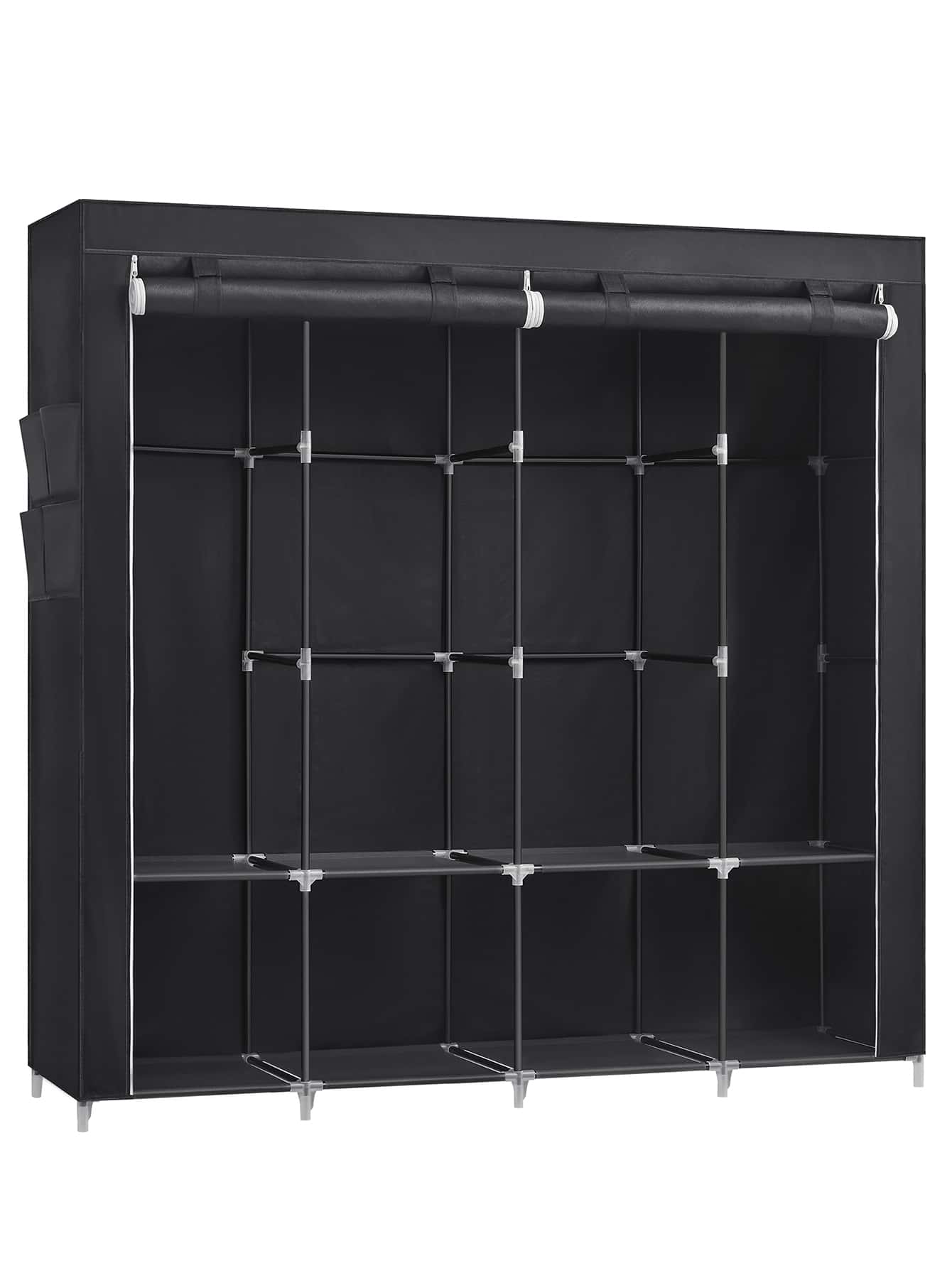 Portable Closet, Wardrobe Clos - Wardrobe Closet Portable Fabric Cover ulasan dan harga