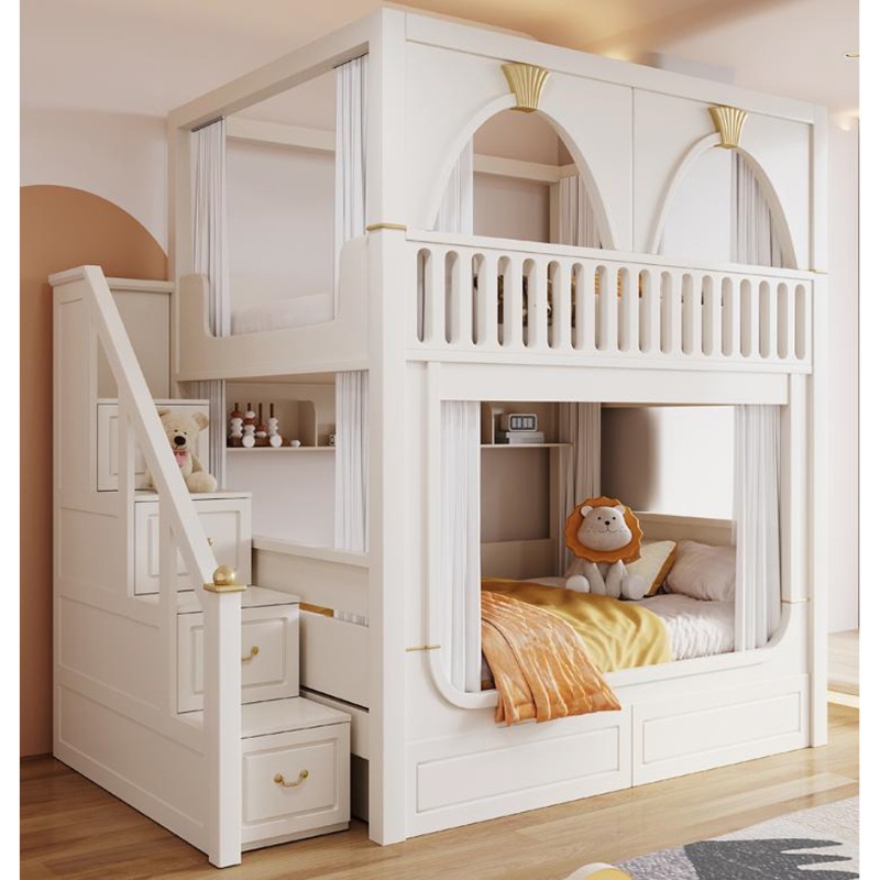 Kids' Bunk Beds with Slide and - Bunk Bed With Stairs And Slide ulasan dan harga