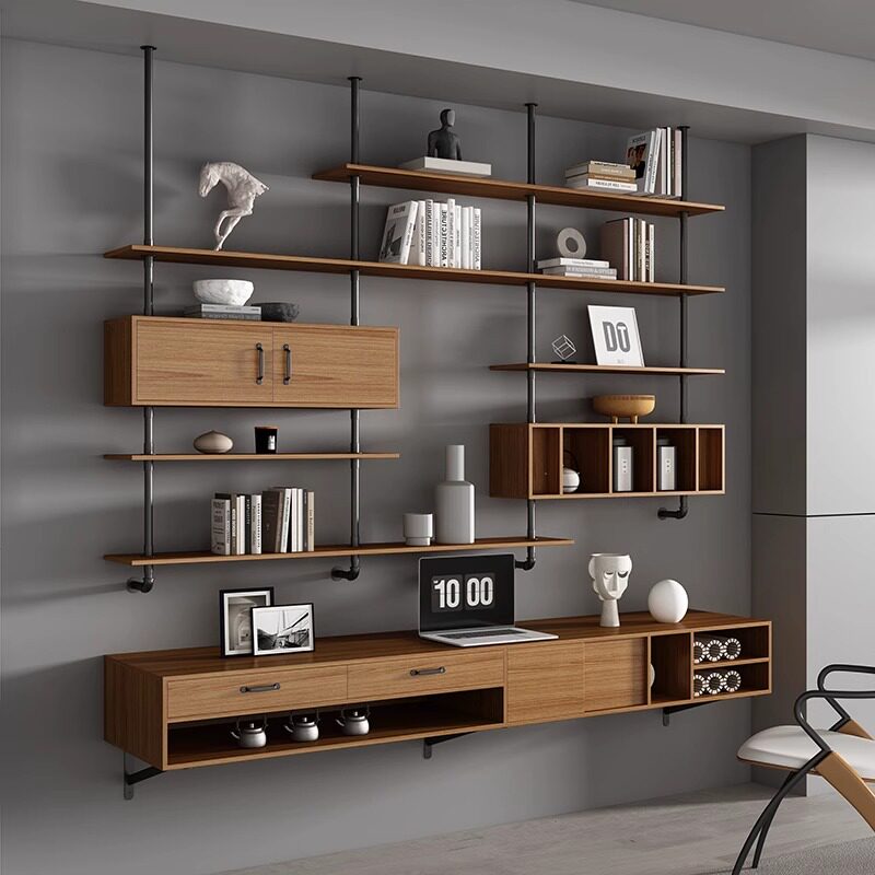 Modern Solid Wood Floating Des - Bedroom Furniture ulasan dan harga