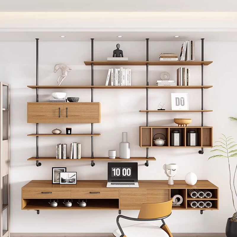 Modern Solid Wood Floating Des - Bedroom Furniture ulasan dan harga
