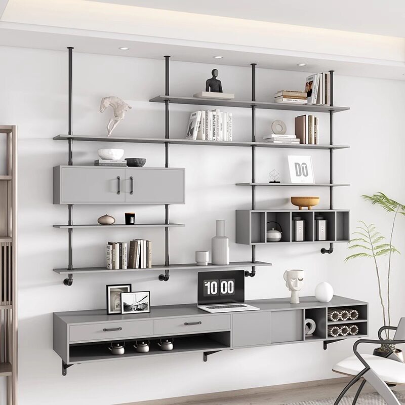Modern Solid Wood Floating Des - Bedroom Furniture ulasan dan harga