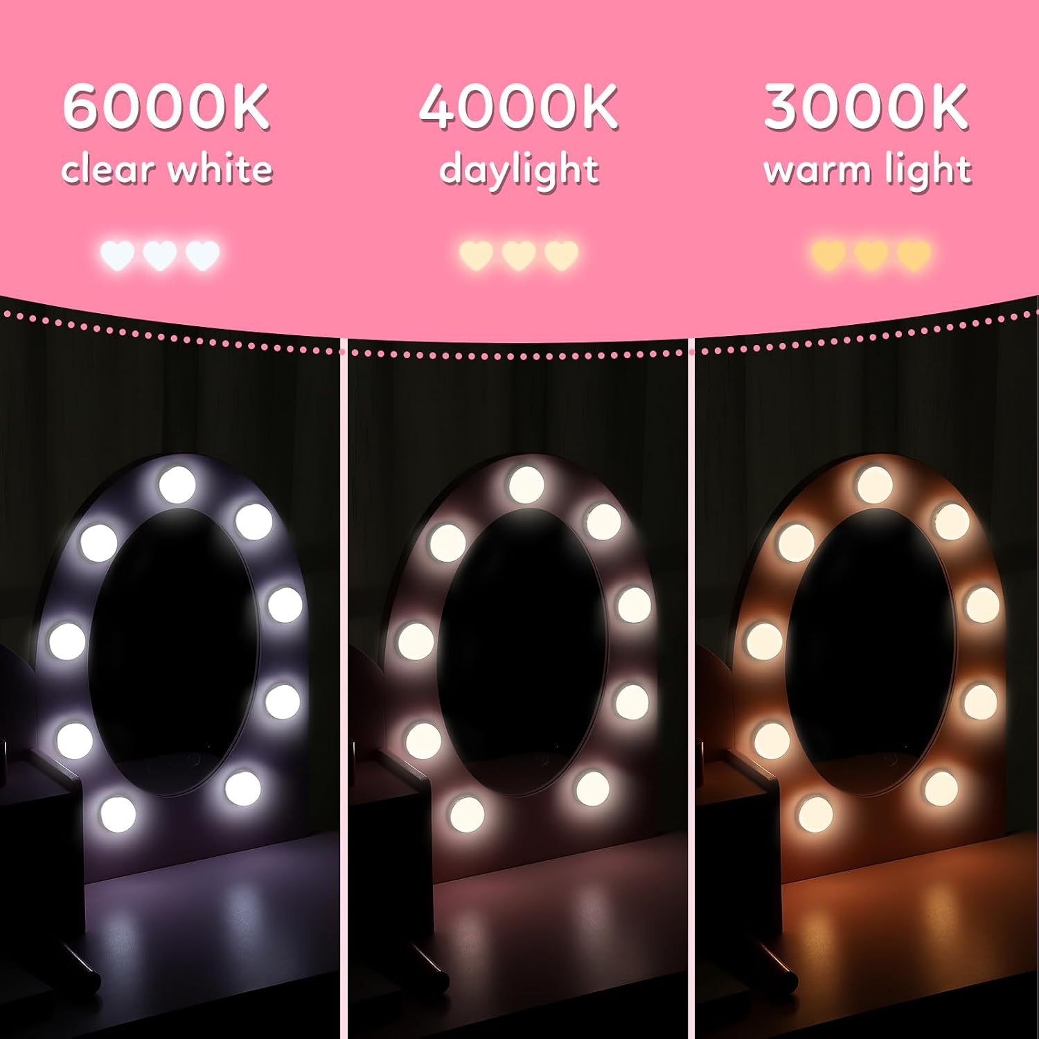 Princess Style Kids Vanity Set - Dressing Table Vanity With Lighted Mirror ulasan dan harga