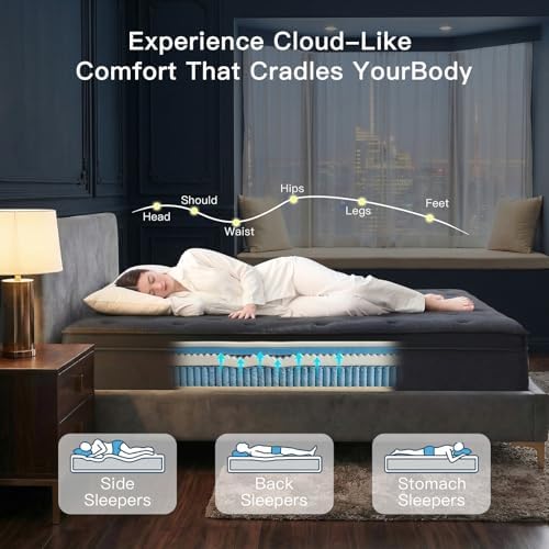 12 Inch Queen Mattress, Memory - Memory Foam Mattress In A Box Queen ulasan dan harga