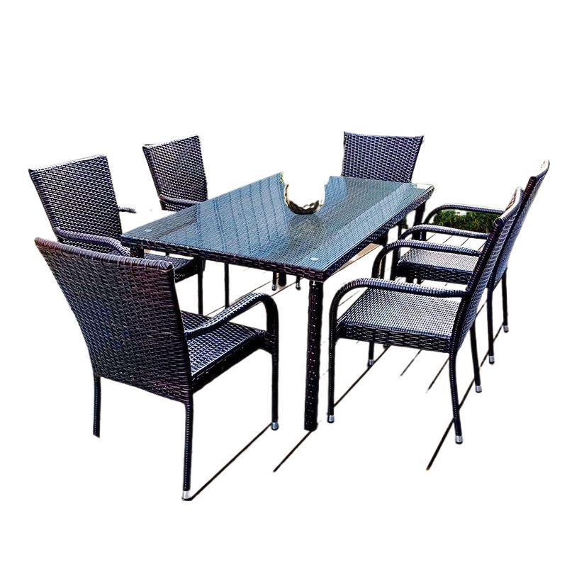 Outdoor rattan tables and chai - Outdoor Furniture ulasan dan harga