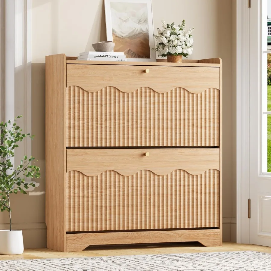 Shoe Storage Cabinet with and  - Shoe Rack Cabinet Narrow Entryway ulasan dan harga