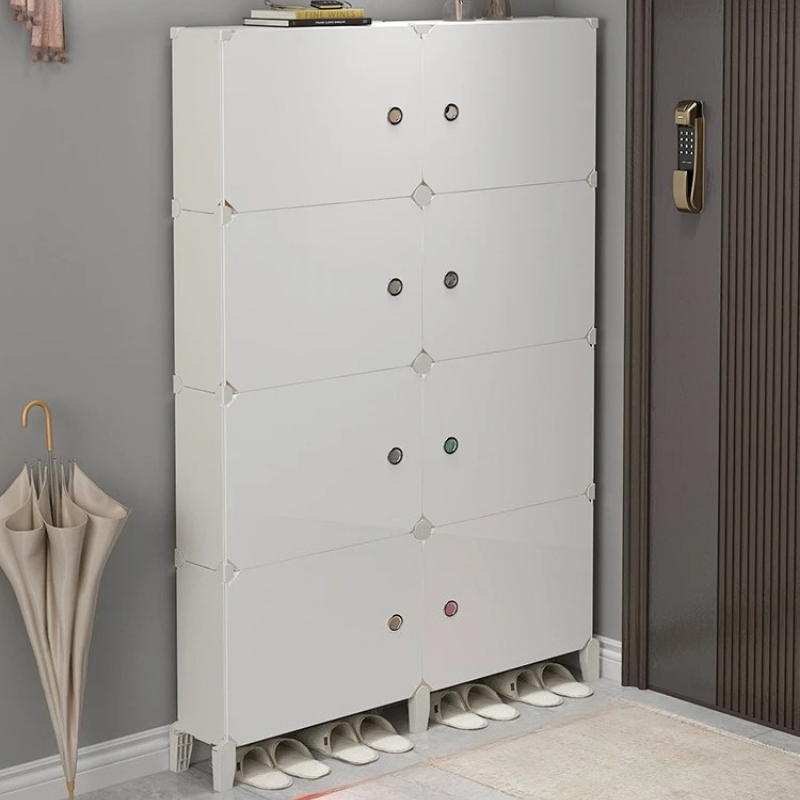 ‌No Drill Over Door Shoe Rack  - Shoe Rack Cabinet Narrow Entryway ulasan dan harga