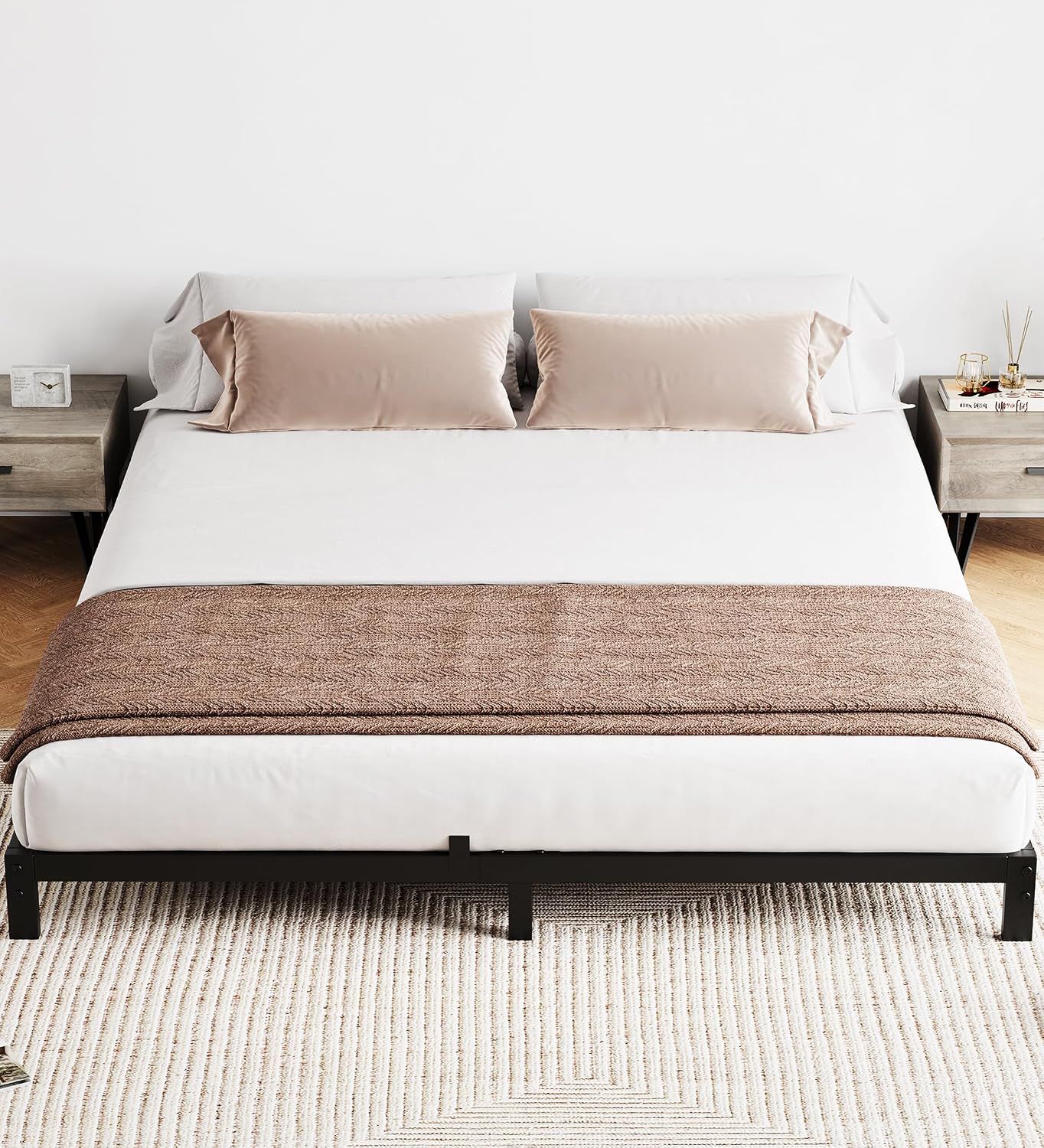 6 Inch Heavy Duty Metal Queen  - Canopy Bed Frame Metal Queen ulasan dan harga
