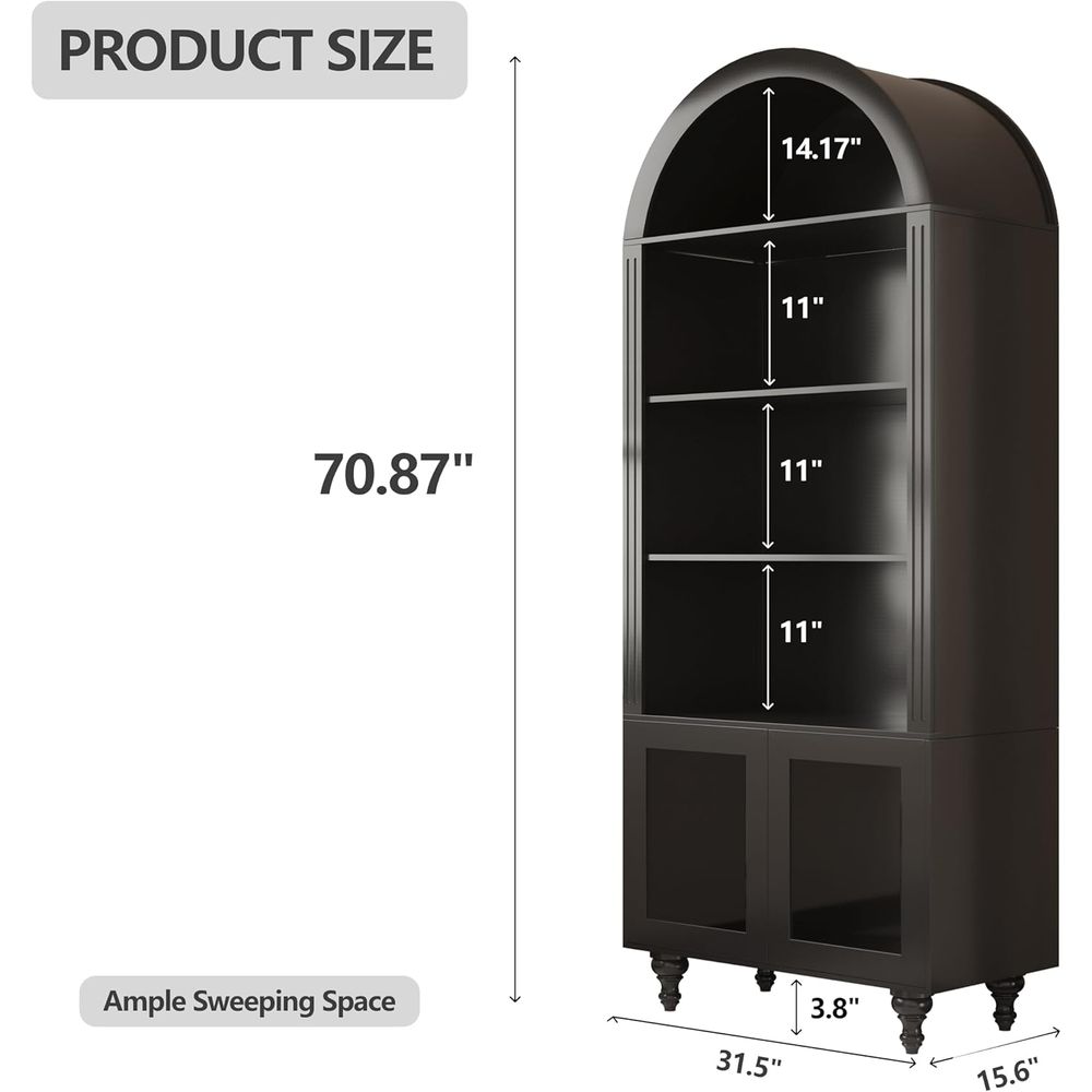 Wooden Arched Display Storage  - Storage ulasan dan harga