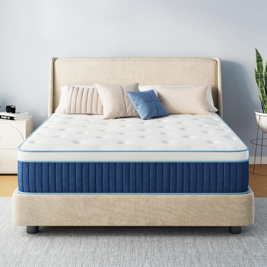 12 Inch Queen Hybrid Mattress  - Memory Foam Mattress In A Box Queen ulasan dan harga